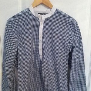 Jules collarless shirt